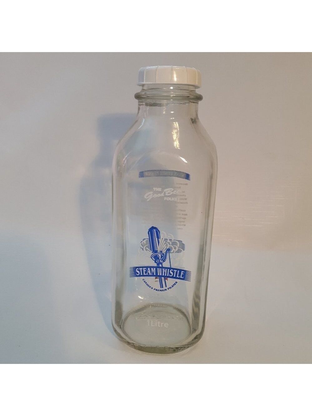 Steam Whistle Pilsner Milk Jug Bottle with Cap